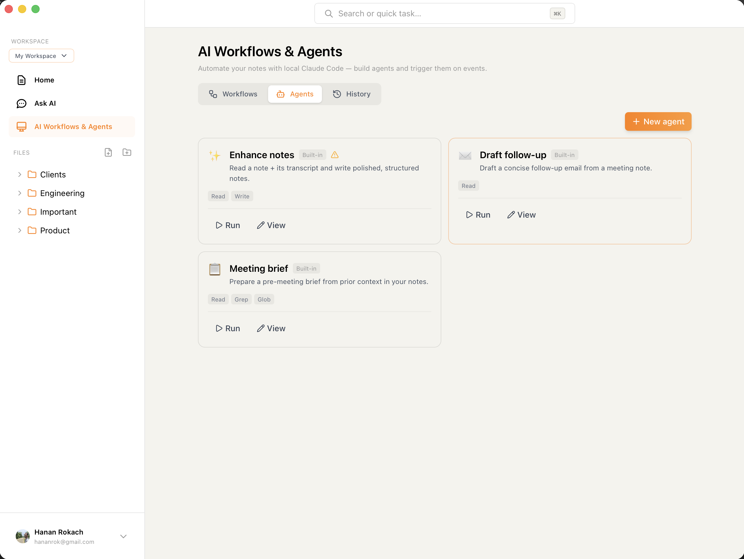 AI agents that act on your knowledge base